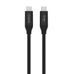 Cabo Belkin Inz001bt0.8mbk Usb4 Usb-c Usb-c Pd 100w 40gbps 0,80m Cabo Belkin Inz001bt0.8mbk Usb4 Usb-c Usb-c Pd 100w 40gbps 0,80m