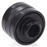 Alphacool Eiszapfen PRO 16mm HardTube Anschluss G1/4 - tiefschwarz