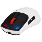 Souris de jeu sans fil Tempest X18 Shatter RGB 11 200 DPI, blanche