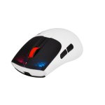 Souris de jeu sans fil Tempest X18 Shatter RGB 11 200 DPI, blanche
