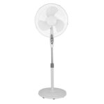 Ventoinha de Pé IluminaShop 45W 3 Velocidades Comando Temporizador Oscilante