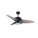 Deckenventilator mit LED-Licht IluminaShop 30W 132cm 6 Stufen DC-Motor Fernbedienung Wintermodus