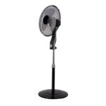 Standventilator IluminaShop 45W 3 Stufen Schwenkbarer Kopf Höhenverstellbar Schwarz/Grau
