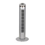 Turmventilator IluminaShop 45W 3 Stufen Modi Fernbedienung Timer Silber