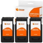 Pccom Essential Canon Pg560xl Cartucho Tinta Compatible Negro Pack 3 Pccom Essential Canon Pg560xl Cartucho Tinta Compatible Negro Pack 3