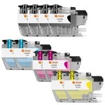 Pccom Essential Brother Lc421xl Cartucho Tinta Compatible Negro/cian/magenta/amarillo Pack 10