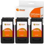 Pccom Essential Canon Pg560xl/cl561xl Cartucho Tinta Compatible Negro/tricolor Pack 3