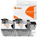 Pccom Essential Brother Lc421xl Cartucho Tinta Compatible Negro Pack 2