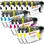 Pccom Essential Brother Lc422xl Cartucho Tinta Compatible Negro/cian/magenta/amarillo Pack 15