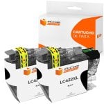 Pccom Essential Brother Lc422xl Cartucho Tinta Compatible Negro Pack 2