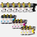 Pccom Essential Brother Lc123/lc121 Cartucho Tinta Compatible Negro/cian/magenta/amarillo Pack 15