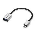 Adaptador USB-C para USB-A mtXtec Preto/Prateado 0,15 m