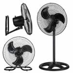Ventilador Industrial 3 en 1 Jata JVVP3046 90W 3 Velocidades Oscilación Automática Gran Caudal