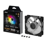 ASUS TUF Gaming TR120 ARGB Reverse Fan Single Pack Ventilador Suplementario 120mm Negro ASUS TUF Gaming TR120 ARGB Reverse Fan Single Pack Ventilador Suplementario 120mm Negro