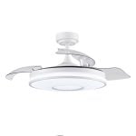 Iluminashop 350419 Ventilador de Techo LED Verano e Invierno Mando a Distancia 72W Blanco