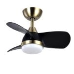 Deckenventilator mit Licht IluminaShop 305419 24W 107cm 6 Stufen Fernbedienung Winterbetrieb