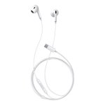Baseus Encok CZ17 Auriculares Intraurais USB-C Brancos