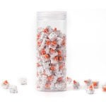 Interruttori meccanici Keychron Silent K Pro rossi prelubrificati 110 unità