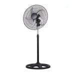 Iluminashop 309525 Ventilador de Pie 75W Negro/Plata