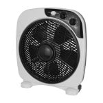 Iluminashop 349583 Ventilador de Sobremesa 45W Blanco/Negro