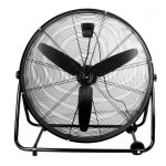 Iluminashop 309523 Ventilador de Suelo Industrial 360W Negro