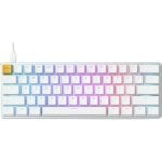 Glorious GMMK Compact 60% Teclado Gaming White Edition Gateron Brown Layout USA