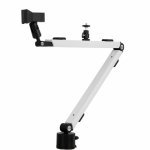 Streamplify MOUNT ARM Soporte para Montaje en Escritorio de Micrófono/Smartphone/Ring Lamp Blanco Streamplify MOUNT ARM Soporte para Montaje en Escritorio de Micrófono/Smartphone/Ring Lamp Blanco