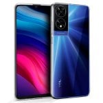 Custodia in silicone trasparente per TCL 505