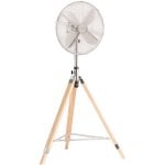 Create Air Tripod Retro Ventilador de Pie Retro Tipo Trípode 50W Gris/Madera Create Air Tripod Retro Ventilador de Pie Retro Tipo Trípode 50W Gris/Madera