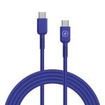 Câble Muvit For Change USB-C vers USB-C 3A/60W 1,2m Bleu Câble Muvit For Change USB-C vers USB-C 3A/60W 1,2m Bleu