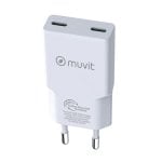 Muvit For Change Slim 2 USB-C PD Wandladegerät 30W Weiß