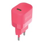Muvit For Change Cargador de Pared USB-C PD 25W Magenta