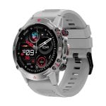 Cool Adventure Bluetooth 46mm AMOLED Gris Taille Unique Étanche IP67 SpO2 Pulsomètre
