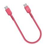 Câble Muvit For Change USB-C vers USB-C 3A/60W 0,2m Magenta Câble Muvit For Change USB-C vers USB-C 3A/60W 0,2m Magenta