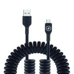Muvit For Change Câble bouclé USB vers USB-C 3A/60w 1,2m Noir Muvit For Change Câble bouclé USB vers USB-C 3A/60w 1,2m Noir