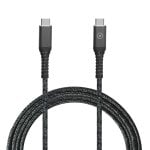Câble Muvit For Change USB-C vers USB-C 5A/240W 1,2m Noir Câble Muvit For Change USB-C vers USB-C 5A/240W 1,2m Noir