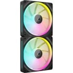 Corsair PWM iCUE LINK LX140 RGB Expansión de Ventilador Dual 140 mm Negro Corsair PWM iCUE LINK LX140 RGB Expansión de Ventilador Dual 140 mm Negro