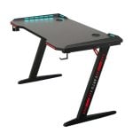 Bureau de jeu RGB Raptor Gaming GT100-RGB noir