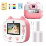 Kinsi D13 Cámara Instantánea Compacta 2 En 1 Infantil Rosa Kinsi D13 Cámara Instantánea Compacta 2 En 1 Infantil Rosa