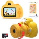 Kinsi D6S Cámara Infantil 2.4" 48MP Amarilla Kinsi D6S Cámara Infantil 2.4" 48MP Amarilla
