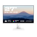 JAPANNEXT JN-IPS27UHDR-C65W-HSP-W 27" LED IPS UltraHD 4K FreeSync USB-C