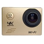 Kinsi H10-1 Cámara Deportiva 4K Wifi Mini Videocámara Dorada Kinsi H10-1 Cámara Deportiva 4K Wifi Mini Videocámara Dorada