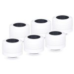 Wasserkühlung Alphacool Eiszapfen PRO 16mm Weiß 6er Pack Fittings