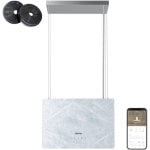 Campana extractora Ciarra AW4850W Recirculação Ilha 48cm LED UV Wi-Fi