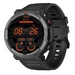 Blackview W50 Bluetooth 47.5mm Ecrã Colorido 1.39" Preto Resistência à Água 10m SpO2 Pulsómetro Sono