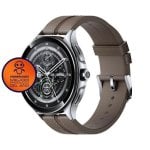 Xiaomi Watch 2 Pro Reloj Smartwatch de Caja Plateada con Correa de Cuero Marrón