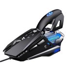 Kinsi G10 Ratón Óptico Gaming RGB 7200DPI Negro
