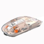 Kinsi M133 Ratón Óptico Inalámbrico 2400DPI Transparente Rosa