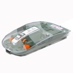 Kinsi M133 Ratón Óptico Inalámbrico 2400DPI Transparente Verde