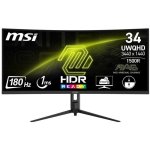 Monitor MSI MAG 342CQR E2 34" UWQHD 180Hz VA Curved 1ms HDR Adaptive-Sync